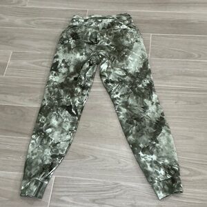 lululemon athletica Green Tie-Dye Leggings